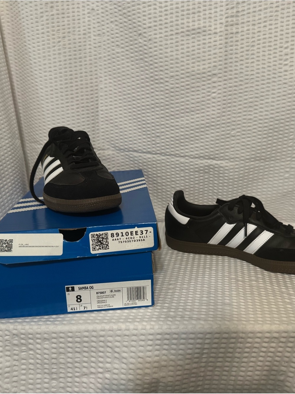 Adidas MENS Samba OG Black/White Casual Sneakers